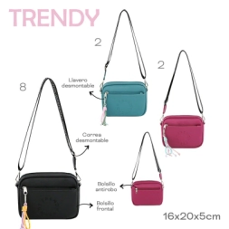 Imagen de Morral Trendy Celeste