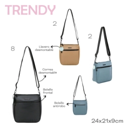 Imagen de Morral Trendy Celeste