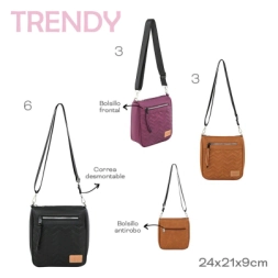 Imagen de Morral Trendy Rosa Oscuro