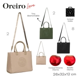 Imagen de Cartera Oreiro Beige