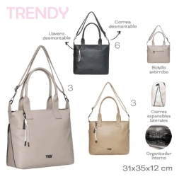 Imagen de Cartera Trendy Beige