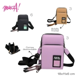 Imagen de Phone Bag Doble Muaa Lila