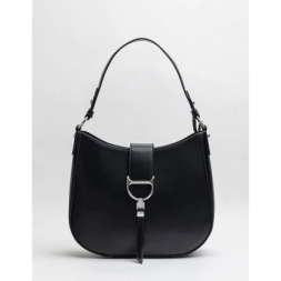 Imagen de Bolso Con Herraje Squash Negro