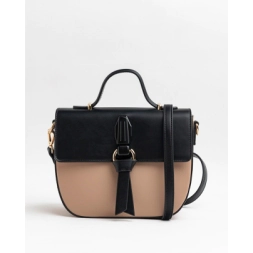 Imagen de Bandolera Con Solapa Squash Beige