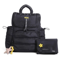 Imagen de Mochila Maternal Baby World Chimola Black