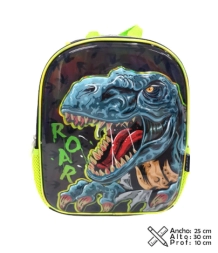 Imagen de Mochila Dino T-rex Reversible Phi Phi Bags
