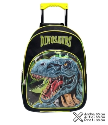 Imagen de Mochila Carro Dino T-rex Phi Phi Bags