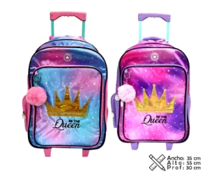 Imagen de Mochila Carro Corona Violeta