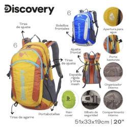 Imagen de Mochila Camping Discovery Azul