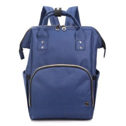 Imagen de Mochila Classic Maternal Boca De Pez C/cambiador 24x17x38cm Az