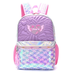 Imagen de Mochila Alma Matelasse Lila Con Llavero 18