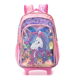 Imagen de Mochila Carro Unicornio Con Llavero 18
