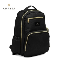 Imagen de Mochila Maternal Amayra Negra