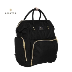 Imagen de Mochila Maternal Amayra Negra