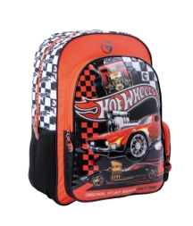 Imagen de Mochila Hot Wheels 18'' Espalda Red Cars Rojo
