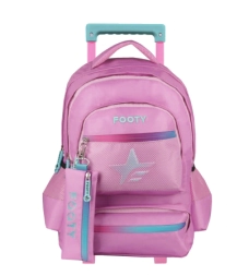 Imagen de Mochila Footy 18'' Carro Big Kids Star Rosa