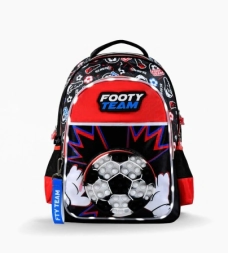 Imagen de Mochila Footy Espalda 18'' Futbol Pop It Rojo