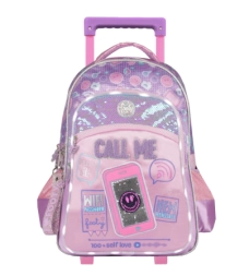 Imagen de Mochila Footy 18'' Carro Call Me Con Led Rosa
