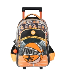 Imagen de Mochila Footy 18'' Carro Jump Con Led Naranja