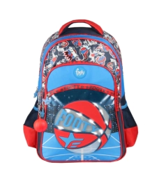 Imagen de Mochila Footy 18'' Espalda Jump Con Led Rojo