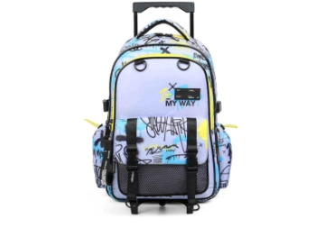 Imagen de Mochila Graffiti Carro Chimola Lila