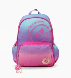 Imagen de Mochila Espalda Grande Linea Multicolor Footy Fucsia