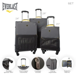 Imagen de Set Valijas Everlast 20