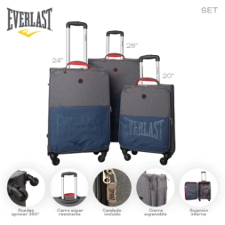 Imagen de Set Valijas Everlast 20