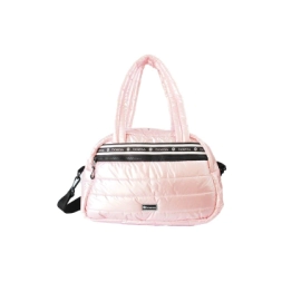 Imagen de Bolso Boerss Puffer Metalizado Rosa
