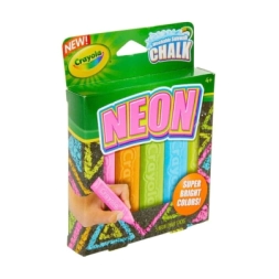 Imagen de Tizas X 5 Unidades Colores Neon Crayola