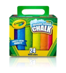 Imagen de Tizas X 24 Unidades Colores Surtidos Crayola
