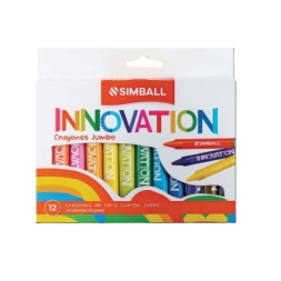 Imagen de Crayones De Cera Innovation Jumbo X12 Unidades Simball