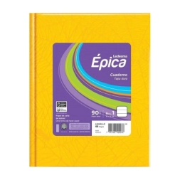 Imagen de Cuaderno Epica N1 Araña Amarillo Ray.