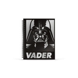 Imagen de Cuaderno 16x21 Espiral Tapa Dura 80 Hjs. Star Wars Mooving