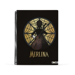 Imagen de Cuaderno Universitario Rayado Merlina Mooving