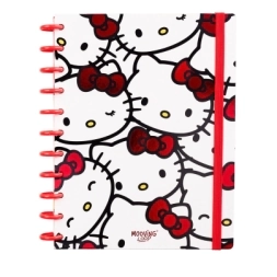 Imagen de Mooving Loop - Cuaderno De Discos Carta Hello Kitty Mooving