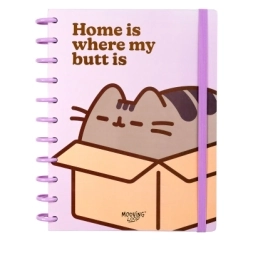 Imagen de Mooving Loop - Cuaderno De Discos Carta Pusheen Mooving