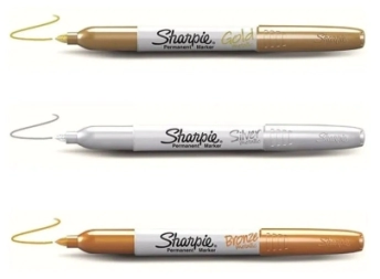Imagen de Marcador Sharpie Metalico Surtido X3