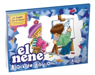 Imagen de Block Dibujo El Nene N° 5 Blanco - 24 Hjs (29,8 X 22 Cm)