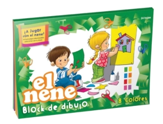 Imagen de Block Dibujo El Nene N° 5 Color - 24 Hjs (29,8 X 22 Cm)