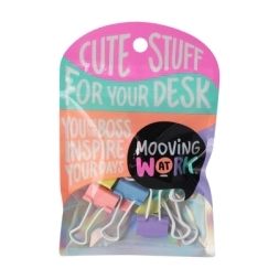 Imagen de Maw Mania - Binder Clips 19 Mm 12 U. Mooving
