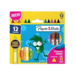 Imagen de Crayons 12 Ct Thick Triangular Paper Mate