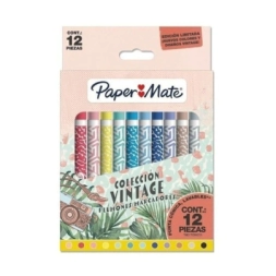 Imagen de Marcadores Paper Mate 12 Pzas Vintage