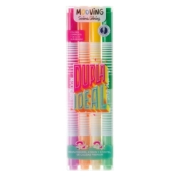 Imagen de Coloring- Resaltadores Duo X 4 Mooving