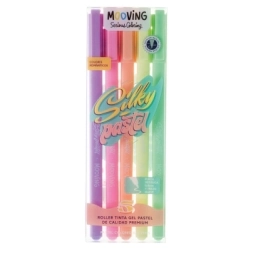 Imagen de Coloring- Roller Tinta Gel Pastel X5 Mooving