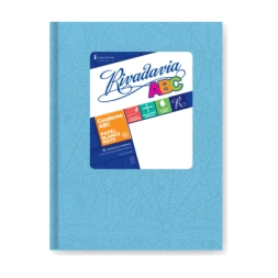 Cuaderno Abc AraÑa 19x23,5 Rivadavia T/d Celeste - 50 Hjs Rayadas