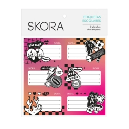 Imagen de Etiquetas Escolares X12 Un. Revel Skora