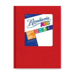 Imagen de Cuaderno Abc AraÑa 19x23,5 Rivadavia T/d Rojo - 98 Hjs Cuadriculadas