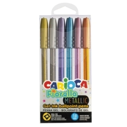 Imagen de Boligrafos Fiorella Metallic X6 Carioca