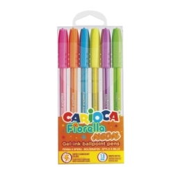 Imagen de Boligrafos Fiorella Neon X6 Carioca